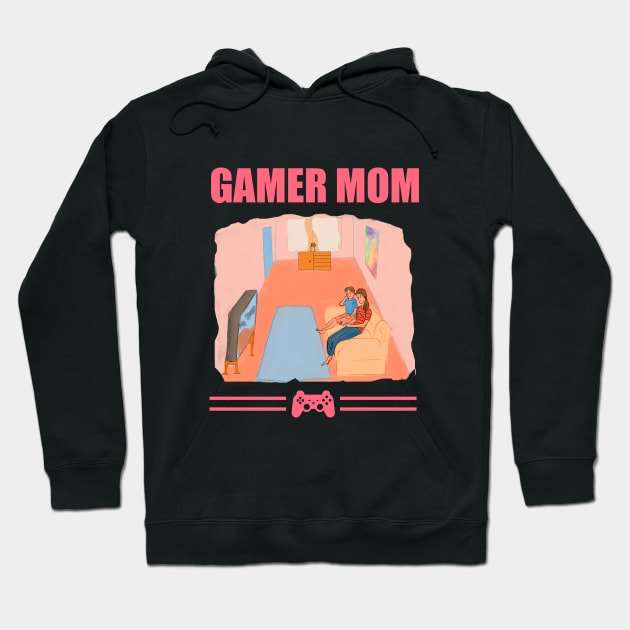 Gamer Mom Hoodie by cypryanus